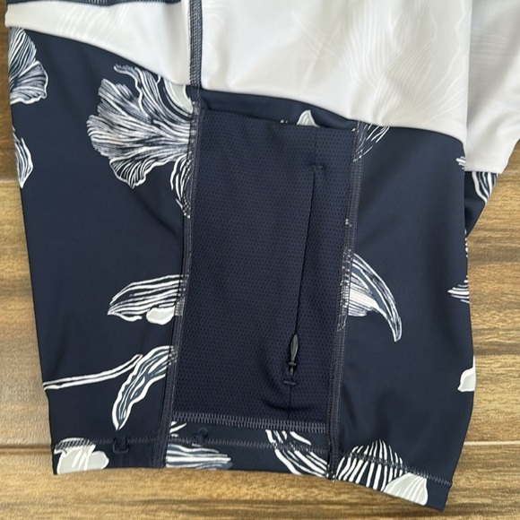 Athleta Navy Blue Floral Sonic Tennis Skort, S - Picture 10 of 14